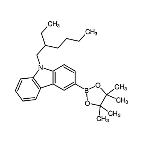 9-(2-乙基己基)-3-(4，4，5，5-四甲基-1，3，2-二氧杂环戊硼烷-2-基)-9H-咔唑
