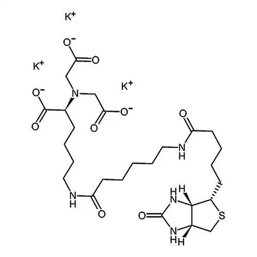 Nε-(N-(+)-Biotinyl-6-aminohexanoyl)-Nα，Nα bis(carboxymethyl)-L-lysine 三钾盐