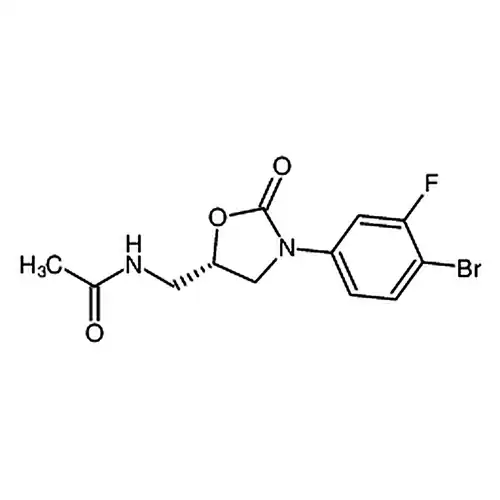 5S-N-[3-(4-溴-3-氟苯基)-2-氧代-5-恶唑烷基甲基]乙酰胺