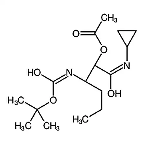 (3S)-3 - ((叔丁氧基羰基)氨基)-1-(环丙基氨基)-1-氧代己烷-2-基乙酸酯