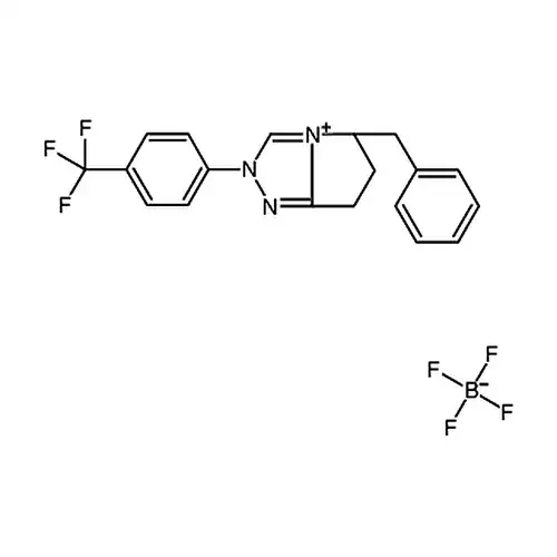 (R)-苄基-2-[4-(三氟甲基)苯基]-6,7-二氢-5H-吡咯并[2,1-c][1,2,4]三唑四氟硼酸盐