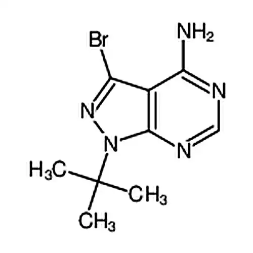 3-溴-1-(叔丁基)-1H-吡唑并[3，4-d]嘧啶-4-胺