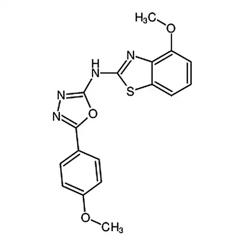N-(4-甲氧基苯并[d]噻唑-2-基)-5-(4-甲氧基苯基)-1，3，4-噁二唑-2-胺