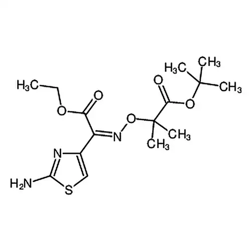 (Z)-2-(2-氨基噻唑-4-基)-2-(1-叔丁氧羰基-1-甲基)乙氧亚氨基乙酸乙酯