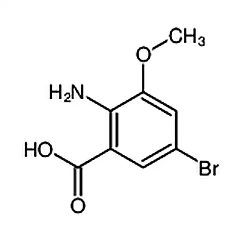 2-氨基-5-溴-3-甲氧基苯甲酸