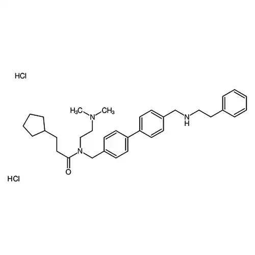 3-环戊基-N-(2-(二甲基氨基)乙基)-N-((4'-((苯乙基氨基)甲基)-[1,1'-联苯]-4-基)甲基)丙酰胺二盐酸盐