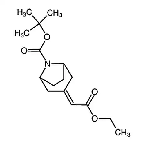 3-(2-乙氧基-2-氧代亚乙基)-8-氮杂双环[3.2.1]辛烷-8-羧酸叔丁酯