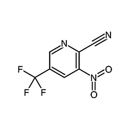 3-硝基-5-(三氟甲基)吡啶-2-甲腈