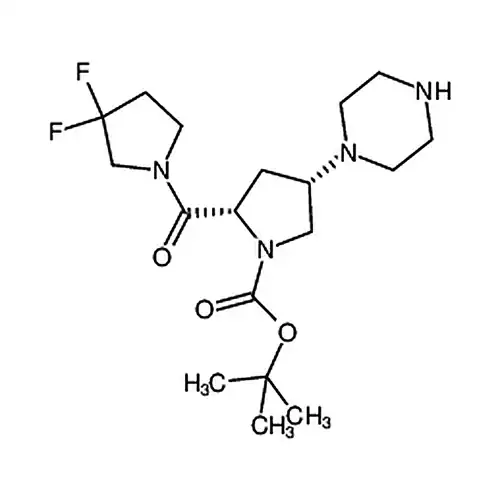 (2S，4S)-1-Boc-2-(3，3-二氟吡咯烷-1-羰基)-4-(1-哌嗪基)吡咯烷