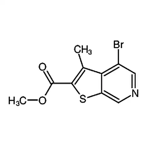 4-溴-3-甲基噻吩并[2，3-c]吡啶-2-甲酸甲酯