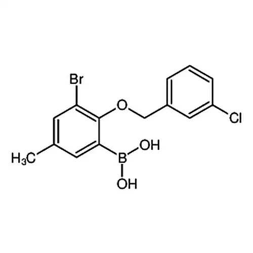 3-溴-2-(3′-氯苄氧基)-5-甲基苯基硼酸(含有数量不等的酸酐)