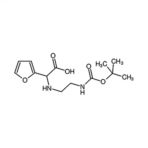 2-(2-N-Boc-氨基乙基氨基)-2-(2-呋喃)乙酸