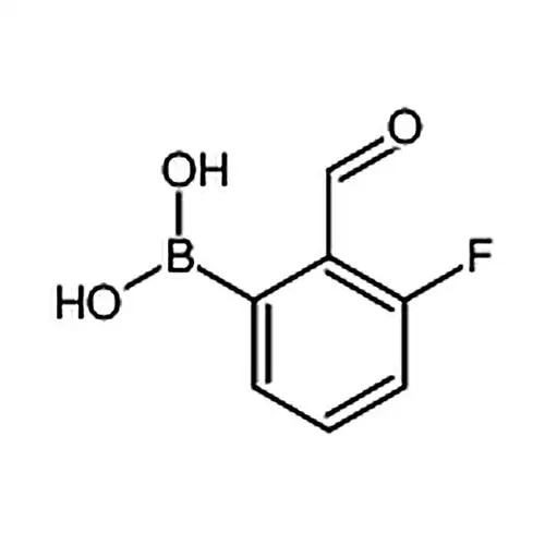 3-氟-2-甲酰基苯基硼酸(含有数量不等的酸酐)