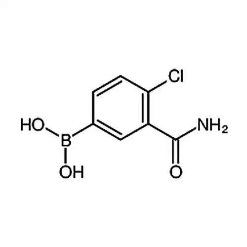 4-氯-3-氨甲酰基苯硼酸