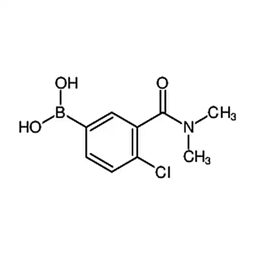 4-氯-3-(二甲基甲酰氨)苯基硼酸