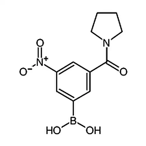 (3-硝基-5-(吡咯烷-1-羰基)苯基)硼酸