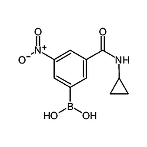 3-(环丙基甲酰氨)-5-硝基苯基硼酸