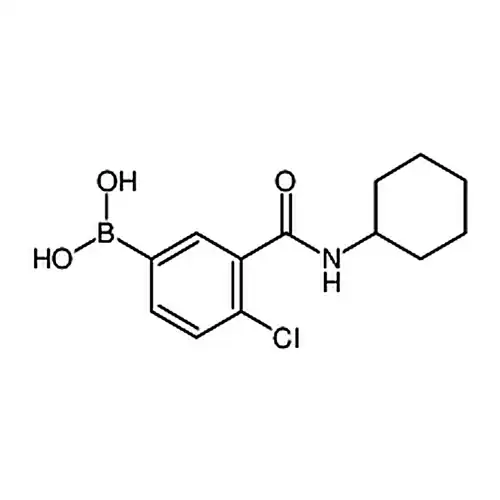 4-氯-3-(环己基甲酰氨)苯基硼酸