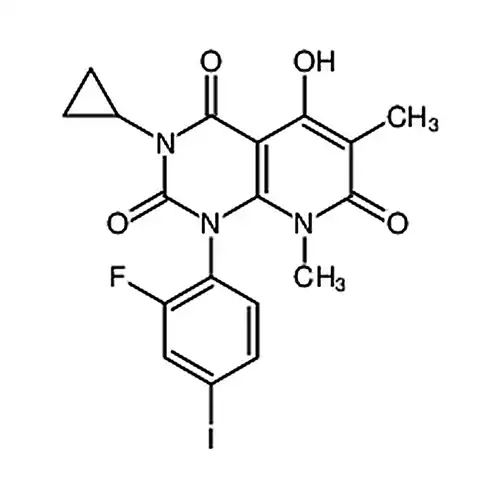 3-环丙基-1-(2-氟-4-碘苯基)-5-羟基-6,8-二甲基吡啶并[2,3-d]嘧啶-2,4,7-(1H,3H,8H)-三酮