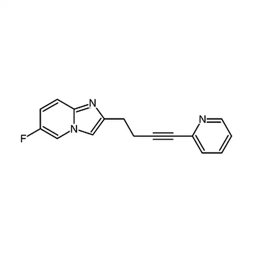 6-氟-2-[4-(吡啶-2-基)-3-丁炔基]咪唑并[1,2-a]吡啶
