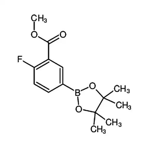 2-氟-5-(4,4,5,5-四甲基-1,3,2-二氧硼杂环戊烷-2-基)苯甲酸甲酯