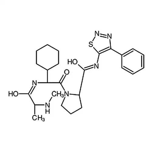 (S)-1-((S)-2-环己基-2-((S)-2-(甲基氨基)丙酰胺基)乙酰基)-N-(4-苯基-1,2,3-噻二唑-5-基)吡咯烷-2-甲酰胺