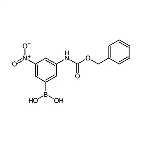 3-(苄氧羰基氨基)-5-硝基苯基硼酸