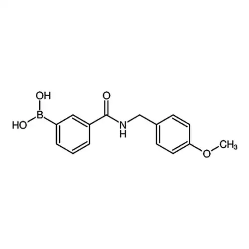 3-(4-甲氧基苯甲胺基甲酰基)苯基硼酸