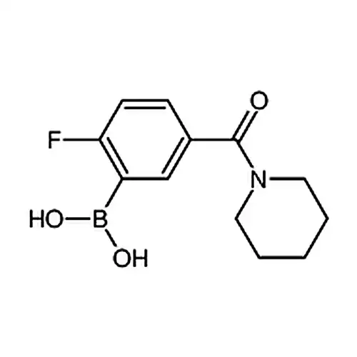 (2-Fluoro-5-(piperidine-1-carbonyl)phenyl)boronic acid