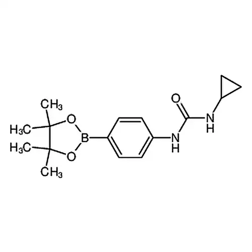 1-环丙基-3-(4-(4,4,5,5-四甲基-1,3,2-二氧硼杂环戊烷-2-基)苯基)脲