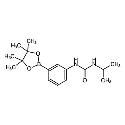 1-异丙基-3-(3-(4，4，5，5-四甲基-1，3，2-二氧硼杂环戊烷-2-基)苯基)脲