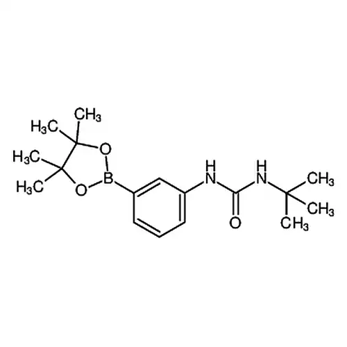 1-(叔丁基)-3-(3-(4，4，5，5-四甲基-1，3，2-二氧硼杂环戊烷-2-基)苯基)脲