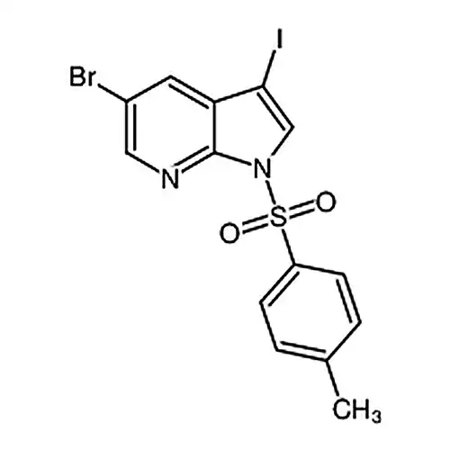 5-溴-3-碘-1-[(4-甲基苯基)磺酰基]-1H-吡咯并[2，3-B]吡啶