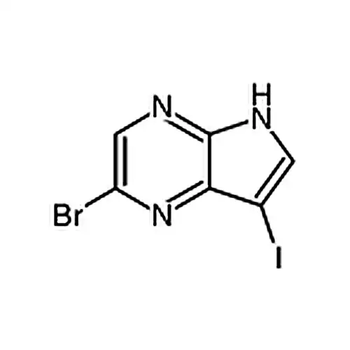 2-溴-7-碘-5H-吡咯并[2，3-B]吡嗪