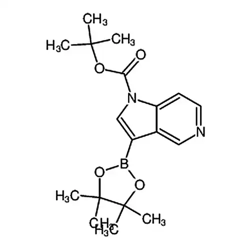 3-(4,4,5,5-四甲基-1,3,2-二氧硼杂环戊烷-2-基)-1H-吡咯并[3,2-c]吡啶-1-甲酸叔丁酯
