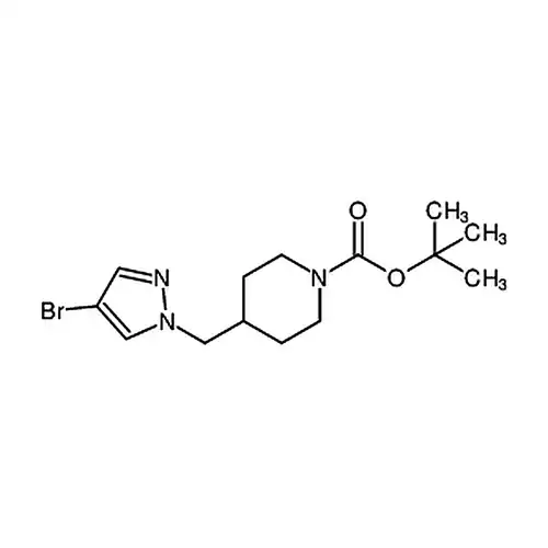 叔-丁基 4-((4-溴-1H-吡唑-1-基)甲基)哌啶-1-甲酸基酯