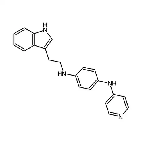 N-[2-(1H-吲哚-3-基)乙基]-N'-(4-吡啶基)-1，4-苯二胺