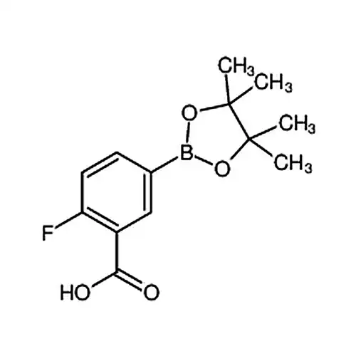 2-氟-5-(4,4,5,5-四甲基-1,3,2-二氧硼杂环戊烷-2-基)苯甲酸