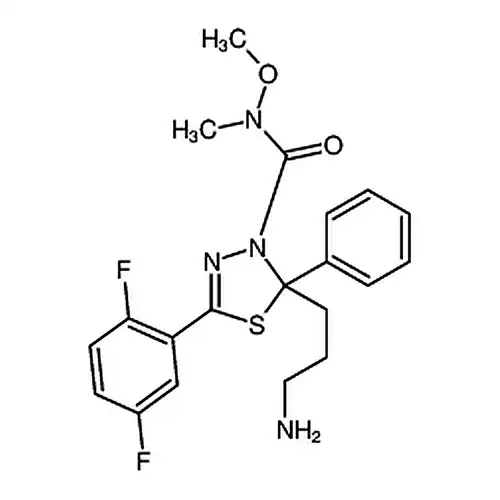 (2S)-2-(3-氨基丙基)-5-(2,5-二氟苯基)-N-甲氧基-N-甲基-2-苯基-1,3,4-噻二唑-3(2H)-甲酰胺