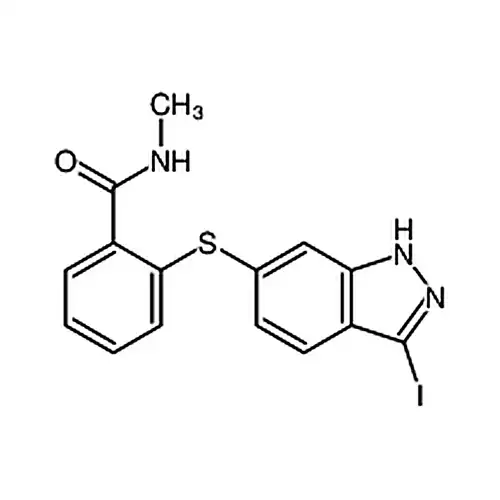 2-(3-碘-1H-吲唑-6-基硫代)-N-甲基苯甲酰胺