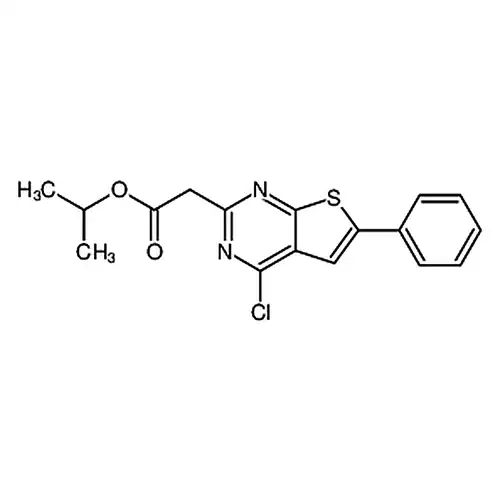 2-(4-氯-6-苯基噻吩并[2，3-d]嘧啶-2-基)乙酸异丙酯