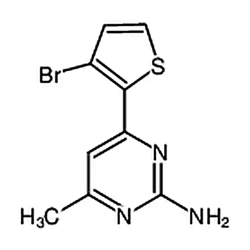 4-(3-溴噻吩-2-基)-6-甲基嘧啶-2-胺