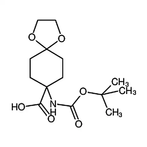 8-(Boc-氨基)-1，4-二氧杂螺[4.5]癸烷-8-甲酸