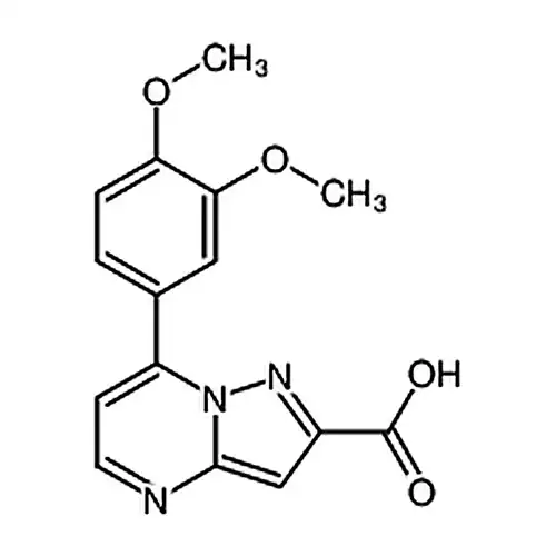 7-(3，4-二甲氧基苯基)吡唑并[1，5-a]嘧啶-2-羧酸