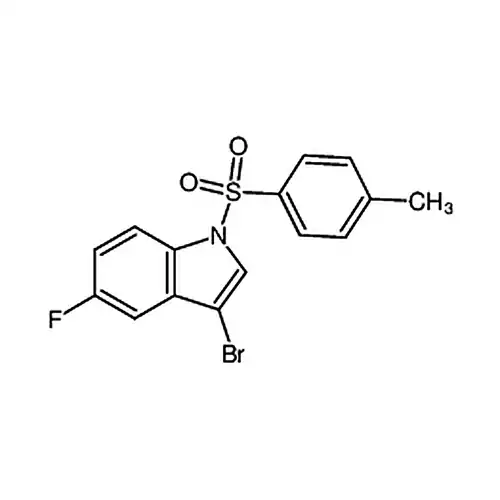 1-(对甲基苯磺酰基)-3-溴-5-氟吲哚