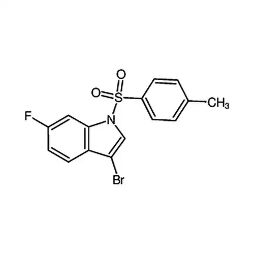 1-(对甲基苯磺酰基)-3-溴-6-氟吲哚