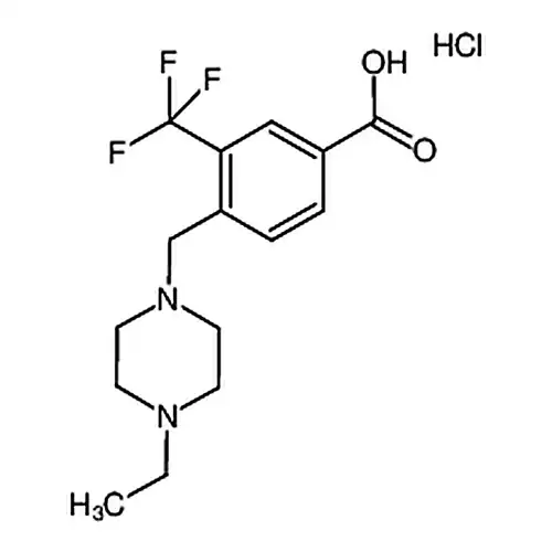 4-((4-乙基哌嗪-1-基)甲基)-3-(三氟甲基)苯甲酸盐酸盐