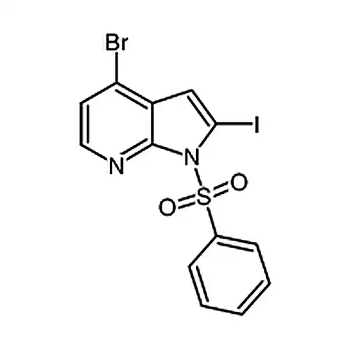 4-溴-2-碘-1-(苯磺酰基)-1H-吡咯并[2,3-B]吡啶
