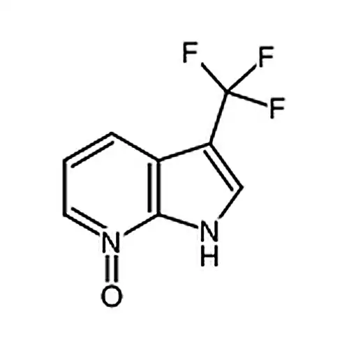3-(三氟甲基)-1H-吡咯并[2，3-b]吡啶-7-氧化物