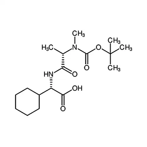 (S)-2 - ((S)-2 - ((叔丁氧基羰基)(甲基)氨基)丙酰胺基)-2-环己基乙酸
